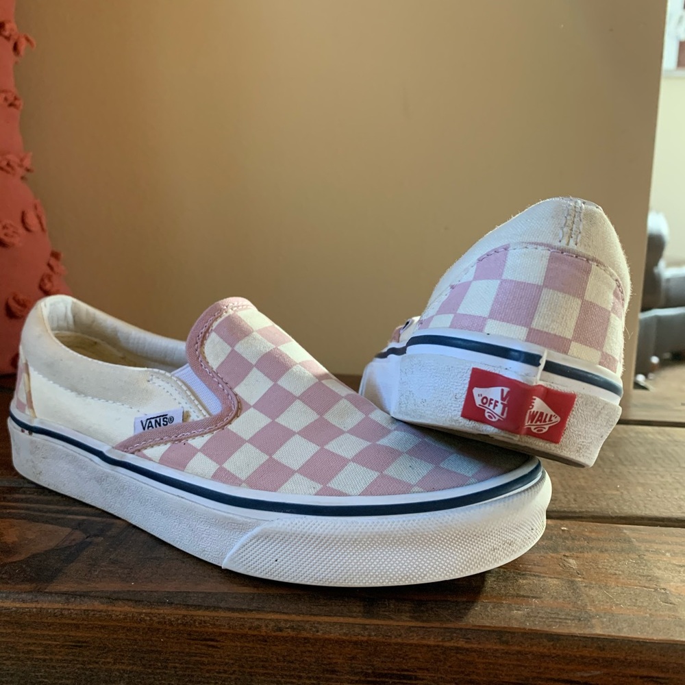 Women’s Lavender checkered Van’s